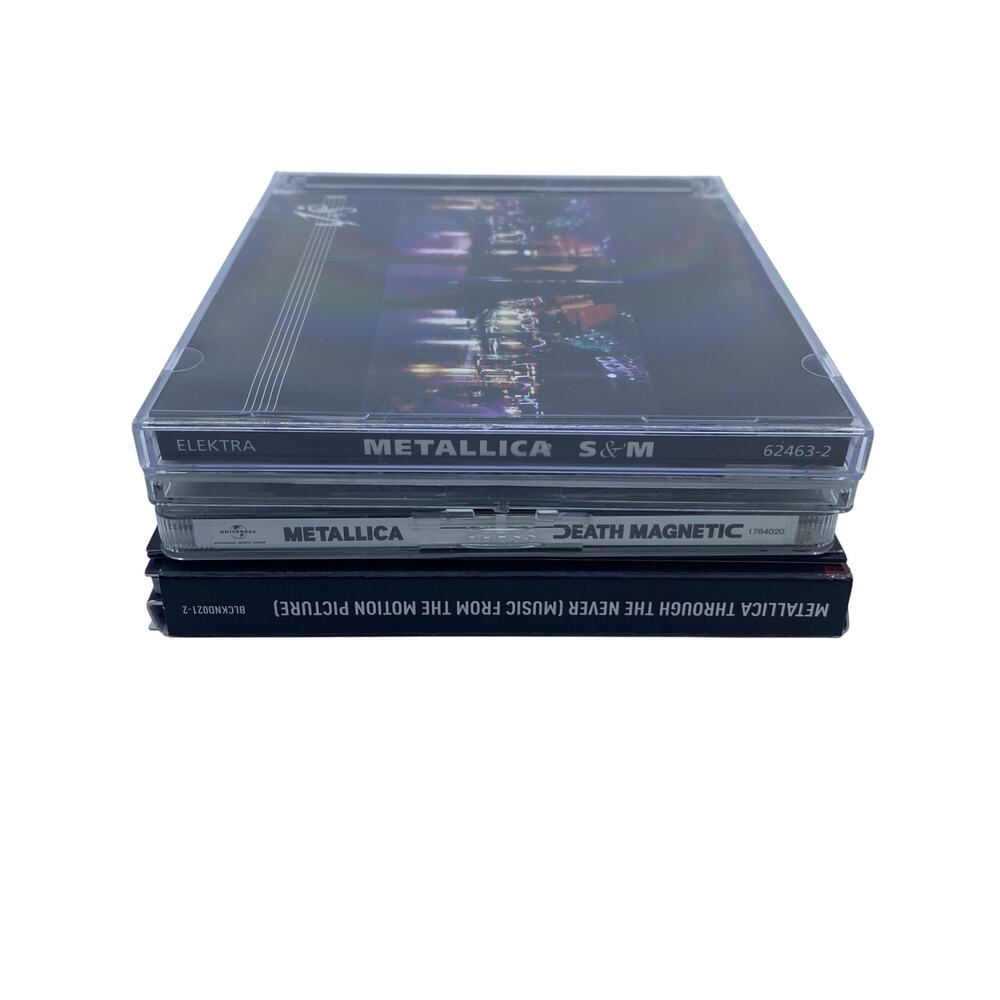 Lot of 4 Metallica CDs - S&M, Until It Sleeps, Death Magnetic, Through the Never - Picture 14 of 15
